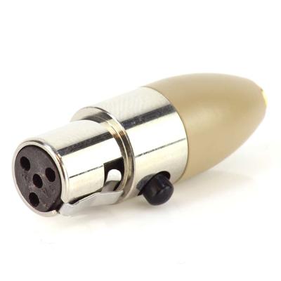 JAG Microphones Mini-XLR-connector beige voor Shure beltpacks