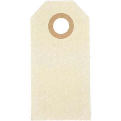 Creativ Company Manilla-labels, afm 3x6 cm, 250 gr, crème, 1000 stuk/ 1 doos
