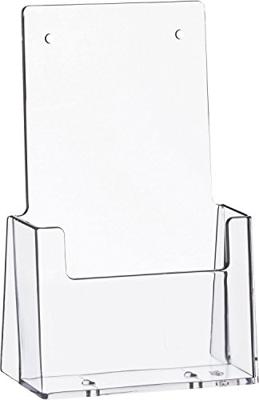 Helit H2351002 Folderhouder Glas (helder) 1/3 DIN A4 staand Aantal vakken 1 1 stuk(s) (b x h x d) 116 x 186 x 65 mm Helit H2351002 Folderhouder Glas (helder) 1/3 DIN A4 staand Aantal vakken 1 1 stuk(s) (b x h x d) 116 x 186 x 65 mm