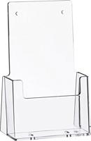 Helit H2351002 Folderhouder Glas (helder) 1/3 DIN A4 staand Aantal vakken 1 1 stuk(s) (b x h x d) 116 x 186 x 65 mm - thumbnail