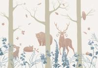 Noordwand Komar Ink Fotobehang Forest Animals - INX8-065 - thumbnail