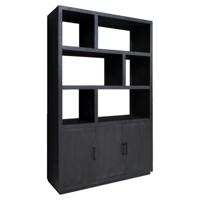 Livingfurn Opbergkast 'Jaxx' Mangohout, 230 x 145cm - thumbnail