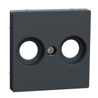 Merten MEG4122-0414 Afdekking System M Antraciet 1 stuk(s) - thumbnail