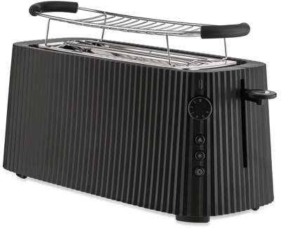 Alessi Plissé Broodrooster Grille-Pain zwart