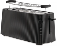 Alessi Plissé Broodrooster Grille-Pain zwart - thumbnail