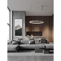 Lyora Ronde hanglampPerrine zilvergrijs Ø 60cm - 9345618 - thumbnail