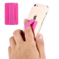 Universal Ultrathin Finger Grip Strap Size: 53 x 33 x 1.8 mm For iPhone Galaxy Huawei Xiaomi LG HTC and Tablets(Magenta) - thumbnail
