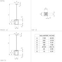 Eglo Landelijke hanglampLibertad zwart met hout - 99795 - thumbnail