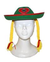 Tiroler hoed Heidi met Vlechten - thumbnail