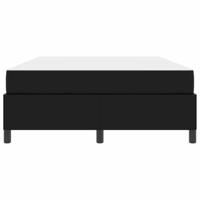 Bedframe met matras met matras Zwart 140 x 200 cm Kunstleer - thumbnail