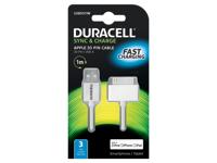 Duracell USB-oplaadkabel/datakabel/sync-kabel - thumbnail