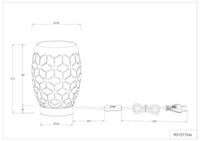 Trio Witte tafellampBidar - R51571031