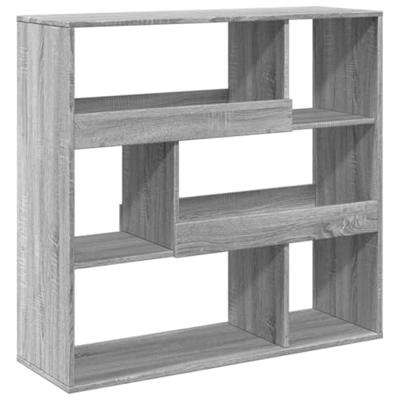 Boekenkast / kamerscherm 100x33x94,5 cm grijs sonoma eiken