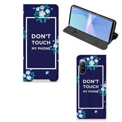 Sony Xperia 10 III Design Case Flowers Blue DTMP Sony Xperia 10 III Design Case Flowers Blue DTMP