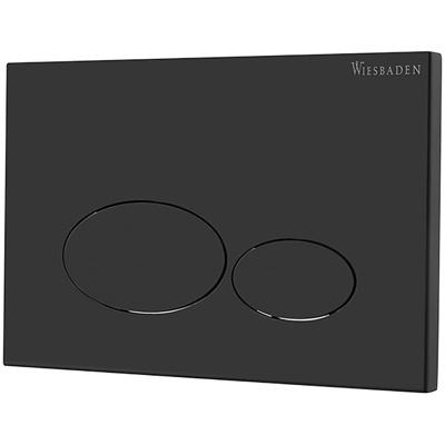 Wiesbaden X32 Metal Drukplaat voor Inbouwreservoir - Mat Zwart