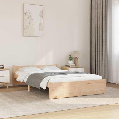 Bedframe massief hout 120x190 cm