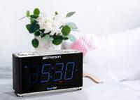 Emerson Radio CKS1507 wekker digitaal alarm klok zwart, zilver - thumbnail