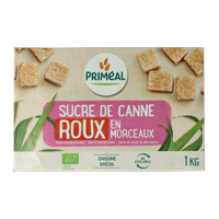Primeal Bruine rietsuiker klontjes bio 1 Kilogram - thumbnail