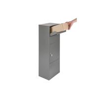 Pakketbrievenbus Edmonton - mat zwart - thumbnail