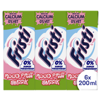 Fristi Rood Fruit 0% Suiker Toegevoegd 6 x 200 ml bij Jumbo - thumbnail