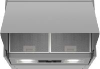 Siemens LE66MAC00 Afzuigkap geïntegreerd Zilver - thumbnail