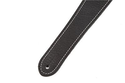 Fender Monogram leren gitaarband zwart - thumbnail