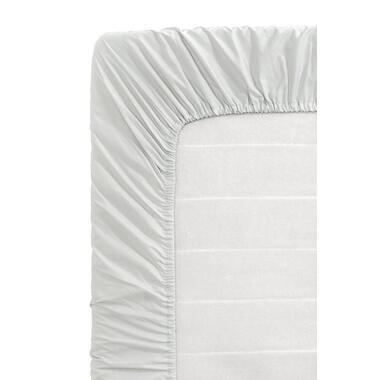 Hoeslaken Percale katoen - lichtgrijs - 140x200 cm