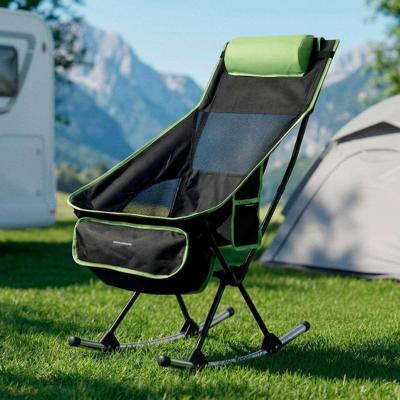 2-in-1 Opvouwbare Camping Schommelstoel met Zak, Kussen en Draagtas Trillow InnovaGoods