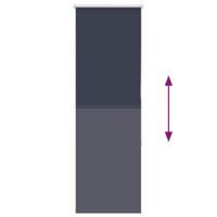 Rolgordijn verduisterend 45x150cm stofbreedte 40,7 cm polyester - thumbnail