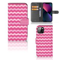 Apple iPhone 13 | Telefoon Hoesje | Waves Pink - thumbnail