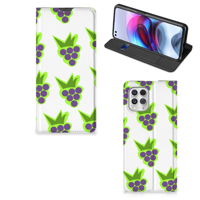 Motorola Moto G100 | Flip Style Cover | Druiven - thumbnail