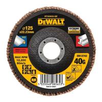DeWalt Accessoires Lamellen schuurschijf EXTREME 125x22.2mm 40G - DT30602-QZ - 1 stuk - DT30602-QZ - thumbnail