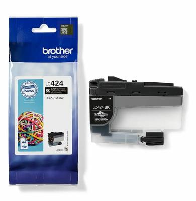 Brother inktcartridge, 750 pagina's, OEM LC-424BK, zwart