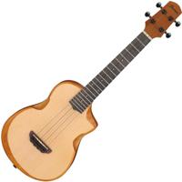 Ibanez AUT10 Open Pore Natural tenor ukelele met gigbag - thumbnail