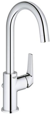 Badkamerkraan - GROHE Start Flow - Eéngreepsmengkraan - Maat L - Chroom - Waterbesparend - 23811000