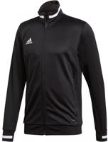 Adidas T19 Track Jacket Jr Zwart - thumbnail