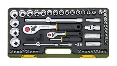 PROXXON steckschlüsselsatz socket wrench sets 65-te. 1/2" and 1/4"