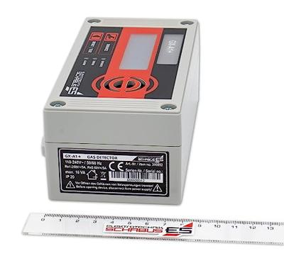 Schabus GX-A1+ Centrale Zonder sensor werkt op het lichtnet Detectie van Propaan, Butaan, Methaan, Ethanol, Kooldioxide