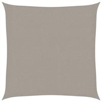 VidaXL Zonnezeil 160 g/m² vierkant 2x2 m hdpe lichtgrijs - thumbnail