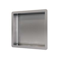 Inbouwnis Brauer Box Met Flens 30x30cm Geborsteld RVS - thumbnail
