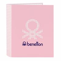 Ringmap Benetton Vichy Roze A4 27 x 33 x 6 cm - thumbnail