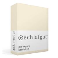 Schlafgut Schlafgut Pure Jersey Hoeslaken S - 90x190 - 100x220 132 Yellow Light - thumbnail