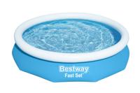 Bestway zwembad fast set rond 305x66 cm blauw - thumbnail