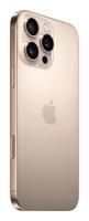 Apple iPhone 16 Pro Max (256 GB) - Desert titanium + Siliconenhoesje met MagSafe - Zwart - thumbnail