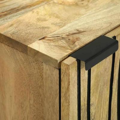 Dressoir Bruin 40 x 33 x 75 cm massief mangohout