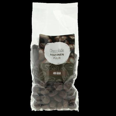 MijnNatuurwinkel Chocolade rozijnen puur 400 Gram