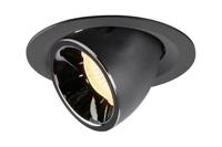 SLV 1005947 NUMINOS GIMBLE M LED-inbouwlamp LED vast ingebouwd Zwart - thumbnail