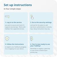 Yubico Passwordmanager USB-stick Zwart/goud - thumbnail