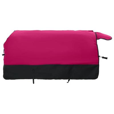 VidaXL Paardendeken roze en zwart 95 cm polyester