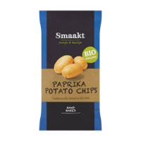 Smaakt Bio Potato Chips Paprika 125 g bij Jumbo - thumbnail